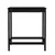 Produktbild 3 för Barbord svart 100x50x110 cm massivt furuträ
