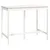 Produktbild 2 för Barbord vit 140x80x110 cm massivt furuträ