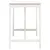 Produktbild 4 för Barbord vit 140x80x110 cm massivt furuträ