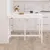 Produktbild 5 för Barbord vit 140x80x110 cm massivt furuträ