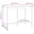 Produktbild 8 för Barbord vit 140x80x110 cm massivt furuträ