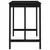 Produktbild 4 för Barbord svart140x80x110 cm massiv furu