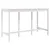 Produktbild 2 för Barbord vit 180x80x110cm massiv furu