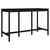 Produktbild 2 för Barbord svart 180x80x110 cm massiv furu