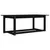Produktbild 2 för Soffbord svart 110x55x45 cm massiv furu