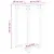 Produktbild 7 för Barbord svart 60x60x110 cm massiv furu