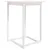 Produktbild 2 för Barbord vit 80x80x110 cm massivt furuträ