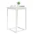 Produktbild 5 för Barbord vit 80x80x110 cm massivt furuträ