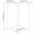 Produktbild 7 för Barbord honungsbrun 80x80x110 cm massivt furuträ