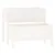 Produktbild 2 för Odlingslåda vit 84,5x84x75 cm massiv furu
