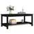 Produktbild 4 för Soffbord svart 110x55x45 cm massiv furu