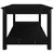 Produktbild 6 för Soffbord svart 110x55x45 cm massiv furu
