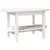 Produktbild 2 för Soffbord vit 80x45x45 cm massiv furu