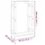 Produktbild 8 för Vedställ 60x25x100 cm massiv furu