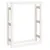 Produktbild 2 för Vedställ honungsbrun 80x25x100 cm massiv furu