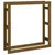 Produktbild 2 för Vedställ honungsbrun 100x25x100 cm massiv furu