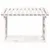 Produktbild 5 för Vedställ vit 108x64,5x78 cm massiv furu