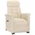 Produktbild 3 för Elektrisk reclinerfåtölj beige mikrofiber
