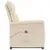 Produktbild 5 för Elektrisk reclinerfåtölj beige mikrofiber