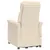 Produktbild 6 för Elektrisk reclinerfåtölj beige mikrofiber