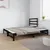 Produktbild 8 för Utdragbar dagbädd svart 2x(90x190) cm massiv furu