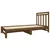 Produktbild 4 för Utdragbar dagbädd honungsbrun 2x(90x190) cm massiv furu