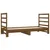 Produktbild 4 för Utdragbar dagbädd honungsbrun 2x(90x190) cm massiv furu
