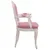 Produktbild 4 för Matstol rosa 62x59,5x100,5 cm sammet