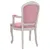Produktbild 5 för Matstol rosa 62x59,5x100,5 cm sammet