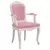Produktbild 3 för Matstol 2 st rosa 62x59,5x100,5 cm sammet