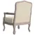 Produktbild 5 för Fåtölj beige 64x64x90 cm linne