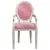 Produktbild 3 för Matstol rosa 54x56x96,5 cm sammet