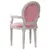 Produktbild 5 för Matstol rosa 54x56x96,5 cm sammet