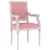 Produktbild 2 för Fåtölj rosa 54x59x99 cm sammet