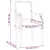 Produktbild 8 för Fåtölj rosa 54x59x99 cm sammet