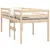 Produktbild 3 för Hög säng 90x190 cm massiv furu