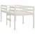 Produktbild 4 för hög sovbädd vit 90x190 cm massivt trä furu