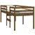 Produktbild 3 för Hög säng honungsbrun 90x190 cm massiv furu