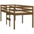 Produktbild 4 för Hög säng honungsbrun 90x190 cm massiv furu