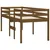 Produktbild 4 för Hög säng honungsbrun 75x190 cm massiv furu