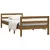 Produktbild 3 för Sängram honungsbrun 90x190 cm massiv furu