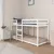 Produktbild 3 för Våningssäng vit 90x200 cm massiv furu