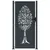 Produktbild 3 för Trädgårdsgrind antracit 105x205 cm stål träddesign