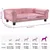 Produktbild 7 för Hundbädd rosa 95x55x30 cm sammet
