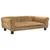 Produktbild 2 för Hundbädd brun 95x55x30 cm sammet