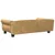 Produktbild 5 för Hundbädd brun 95x55x30 cm sammet