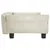 Produktbild 4 för Hundbädd gräddvit 95x55x30 cm sammet