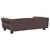 Produktbild 5 för Hundbädd brun 95x55x30 cm konstläder