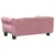 Produktbild 5 för Hundbädd rosa 70x45x30 cm sammet