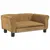 Produktbild 2 för Hundbädd brun 70x45x30 cm sammet